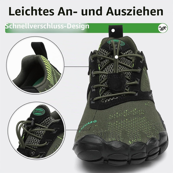 SAGUARO Herren Damen Barfussschuhe Wanderschuhe Traillaufschuhe Minimalistische Outdoor Wassersports