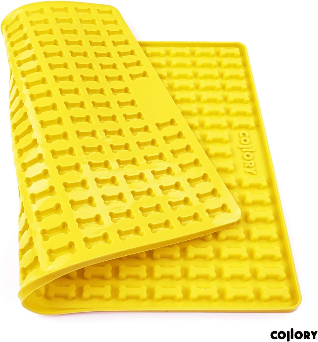 Collory® Mini Knochen (2cm) Silikon Backmatte, Backform für mini DIY Hundekekse und Leckerlis, Knoch