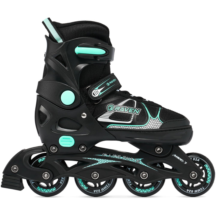 RAVEN Inline Skates Inliner für Kinder und Erwachsene OPTIONAL 2in1 mit Schlittschuhen verstellbar S