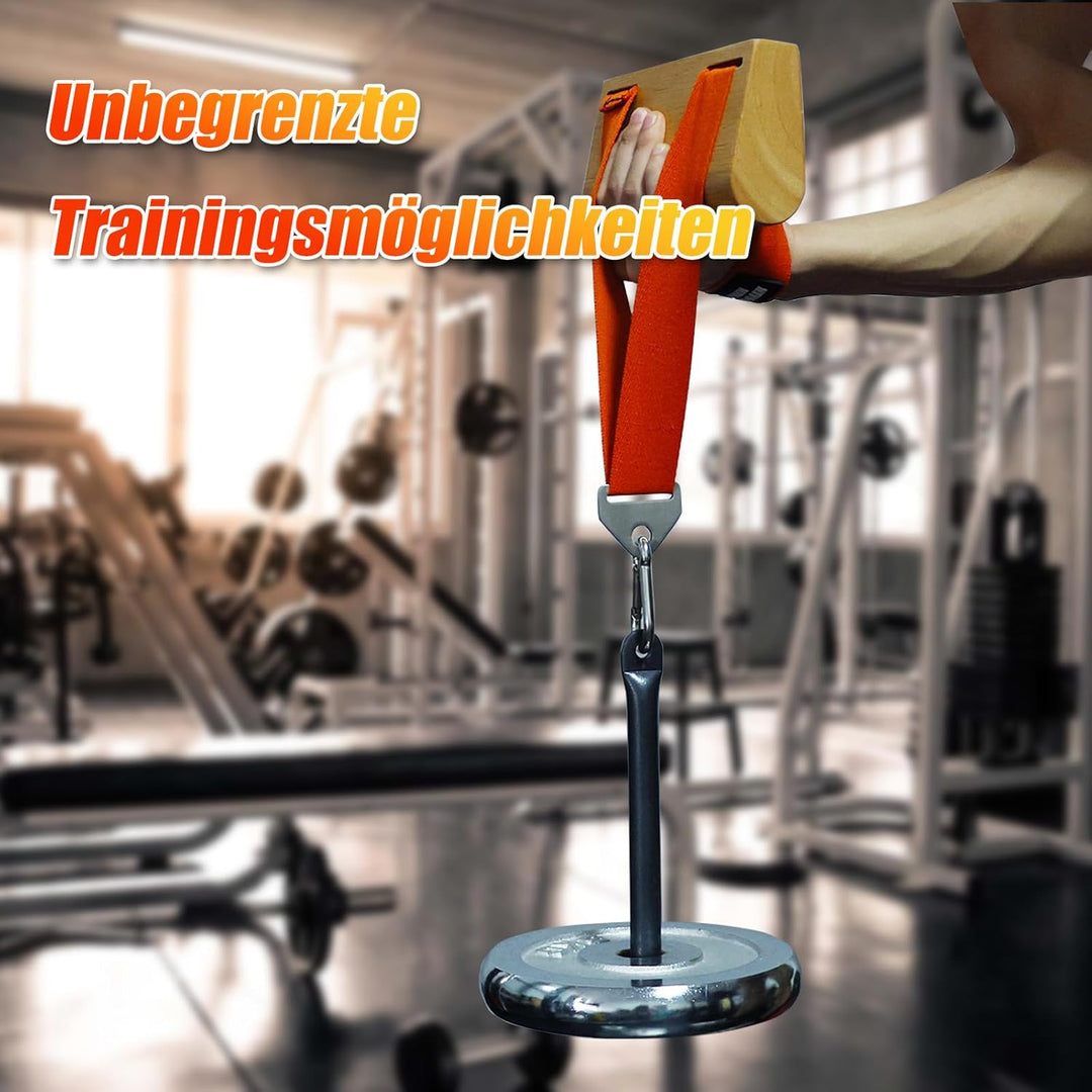 J Bryant Armwrestling-Stärkegriff – Ergonomischer Holzgriff-Trainer für Unterarm & Handgelenk, Funkt