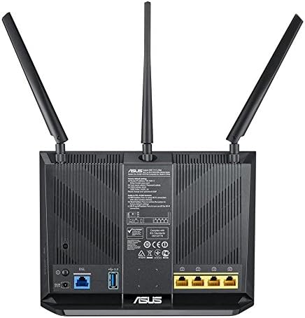 Asus DSL-AC68U Modem Router (Ai Mesh WLAN System, EU und DE-Version Annex A B J, WiFi 5 AC1900 MIMO,