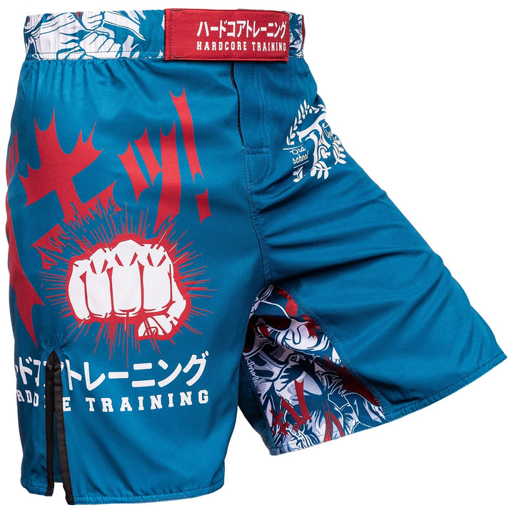 Hardcore Training Fight Shorts Kurze Hose Herren MMA BJJ Grappling Fitness Boxen Muay Thai No Gi XS