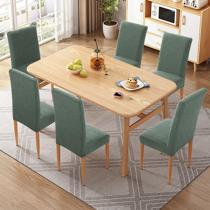 Fuloon Stuhlhussen 4er Set,Universal Stretch Stuhlbezug Moderne Stuhlüberzug Elastische Abnehmbar Wa