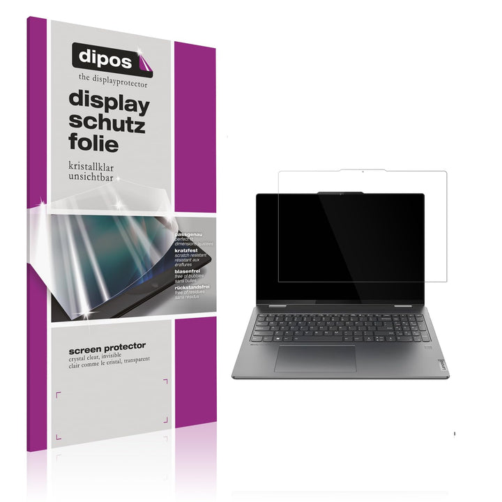 dipos 2x Displayschutzfolie klar für Lenovo Yoga Slim 7