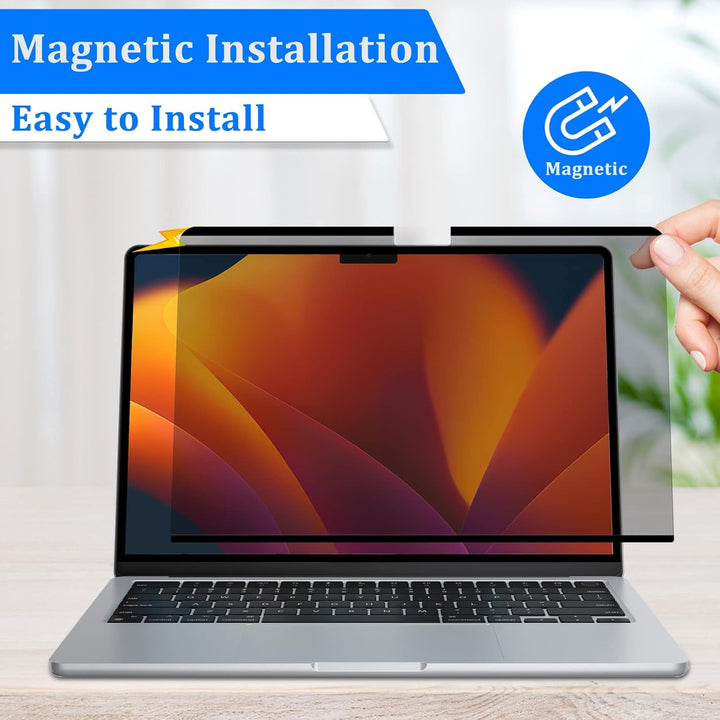 LanQii Magnetischer Blickschutzfilter für MacBook Pro 13 Zoll (2016-2022 M1/M2), Privacy Filter Anti