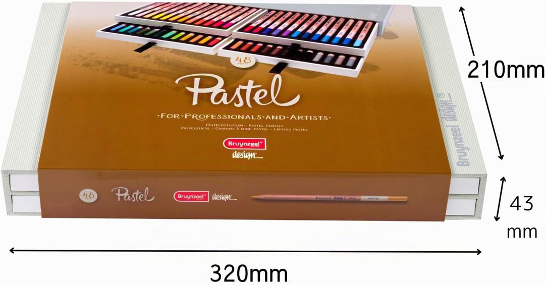 Bruynzeel - 48 Pastellbuntstifte in luxuriösem Etui