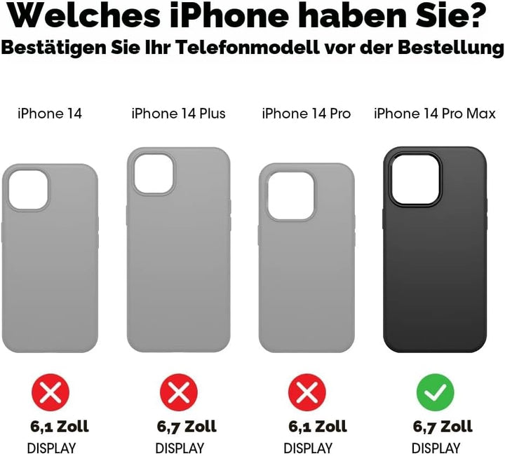 OtterBox Defender XT Clear Series für iPhone 14 Pro Max (nur für iPhone 14 Pro Max) – Lavendel Sky (