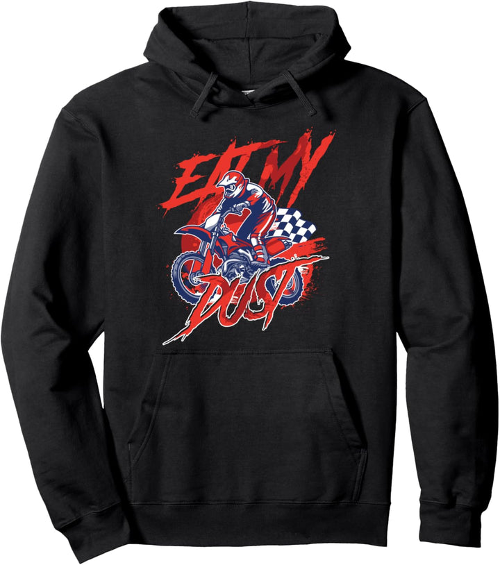 Friss Meinen Staub Motorradfahrer Motorrad Sport Gelände Pullover Hoodie