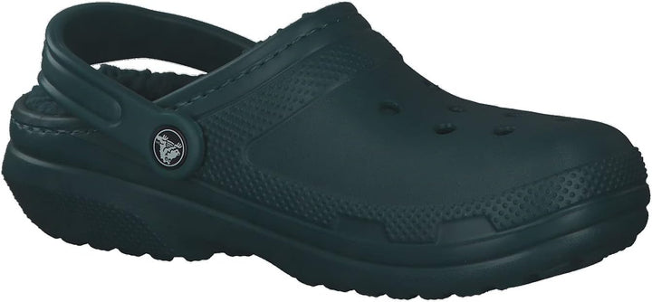 Crocs Unisex Classic Lined Clogs 33/34 EU Evergreen, 33/34 EU Evergreen