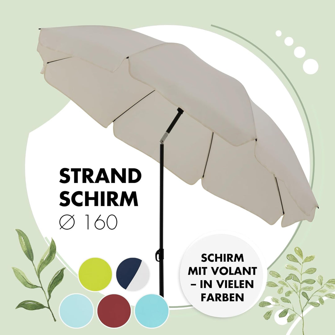 derby Strandschirm Mittelmast, bordeaux