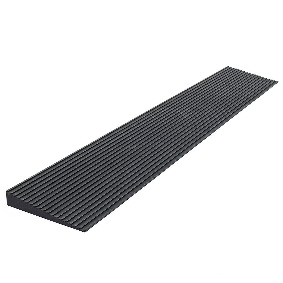 Türschwellenrampe 35x200x900mm für Rollstuhl & Rollator, Vollgummi, rutschfeste Oberfläche, kürzbar