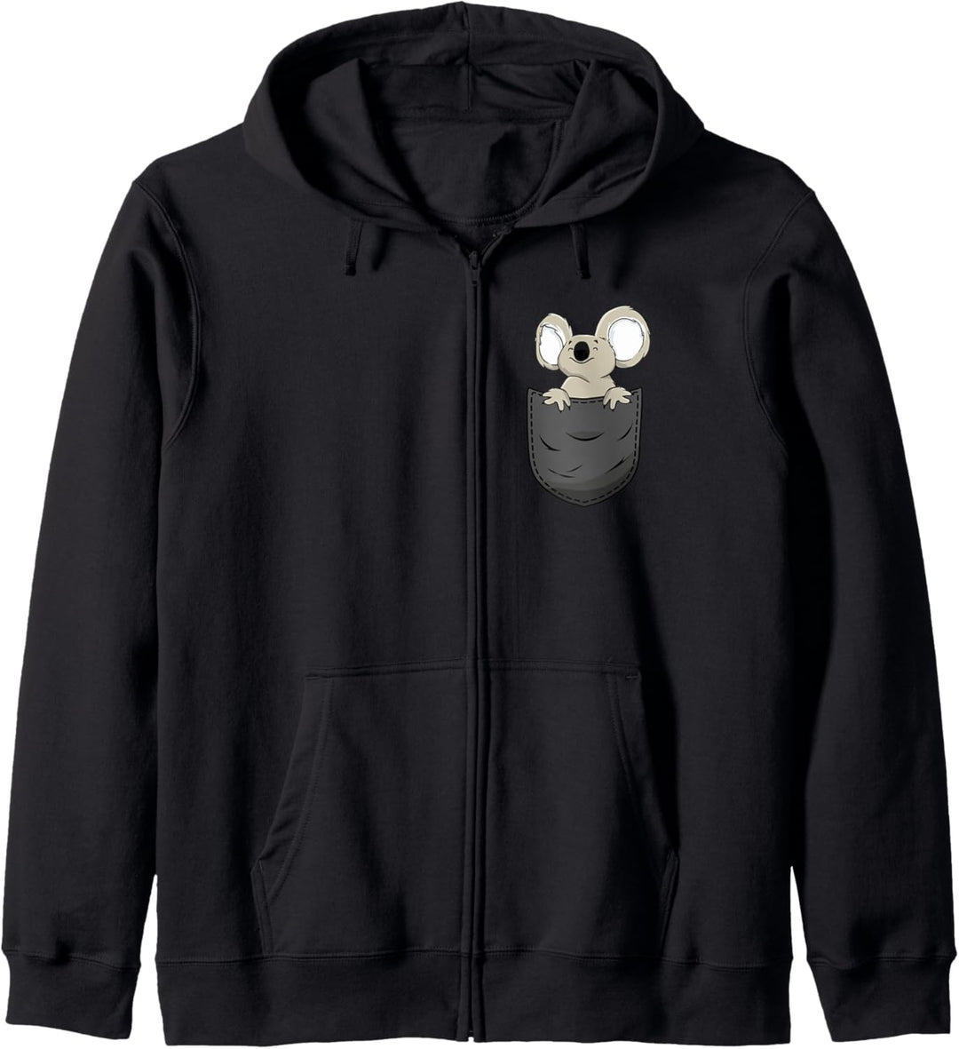 Koala in Brusttasche Kapuzenjacke