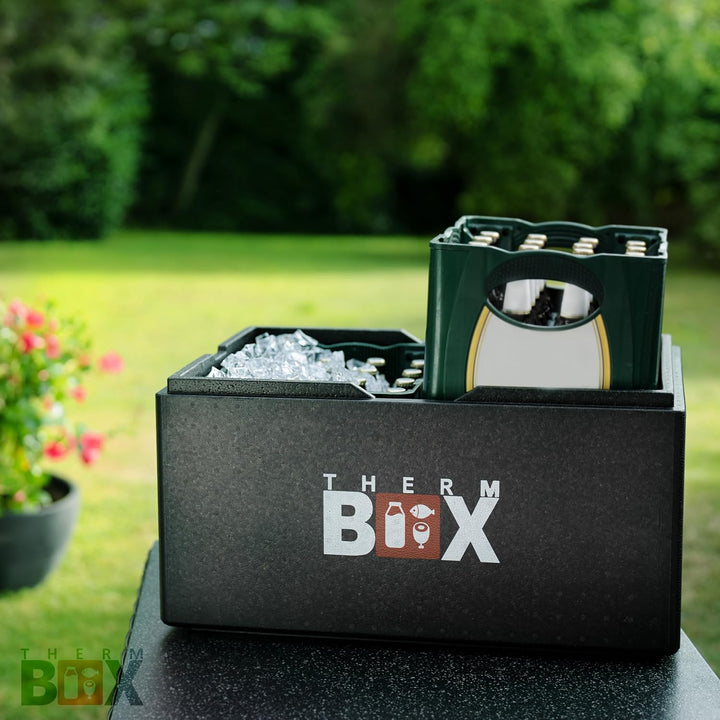 THERM BOX Styroporbox - B80 oder B53-80L oder 53L für E2 & E3 Kisten Thermobox Kühlbox Profibox Wied