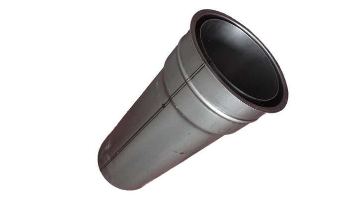 Möck Wandfutter doppelwandig | blank | Länge 40 cm (Ø 150mm), Ø 150mm