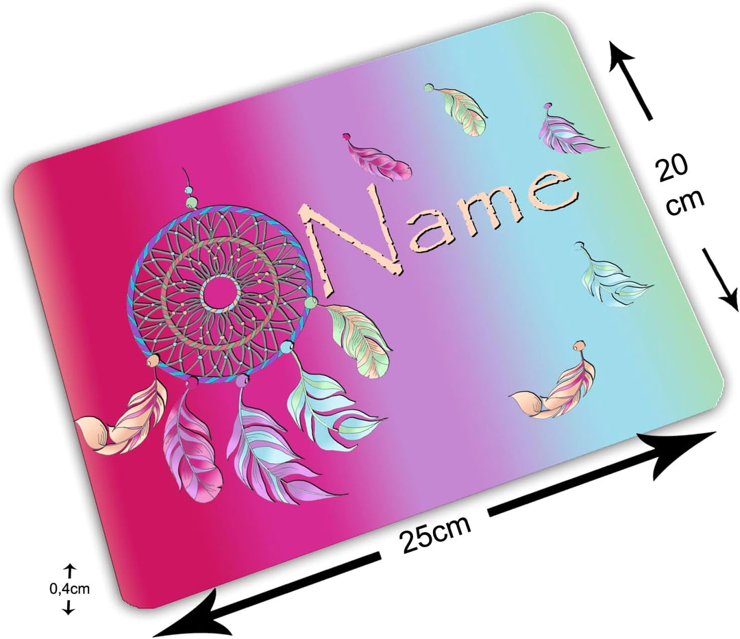 Vesperbrettchen personalisiert mit Name Traumfänger | Frühstücksbrettchen, Brotzeitbrettchen, Schnei