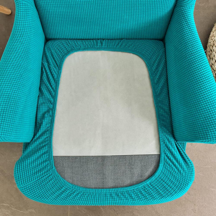 CHNSHOME Sesselhusse Ohrensessel 2 Stück Ohrensessel Bezug Elastisch Ohrensessel Überzug Bezug Sesse