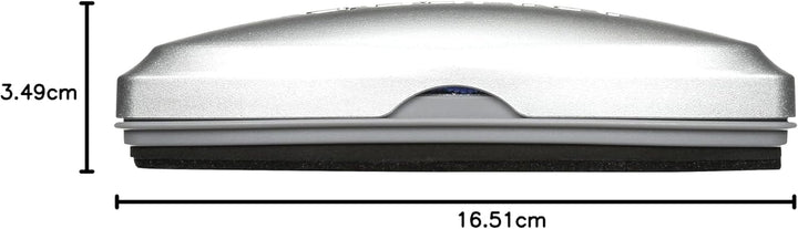 Quartet SFEB3 Weisswandtafelradierer aus Glas, magnetisch, 3-in-1, 16,5 x 3,5 cm, silberfarben Pack