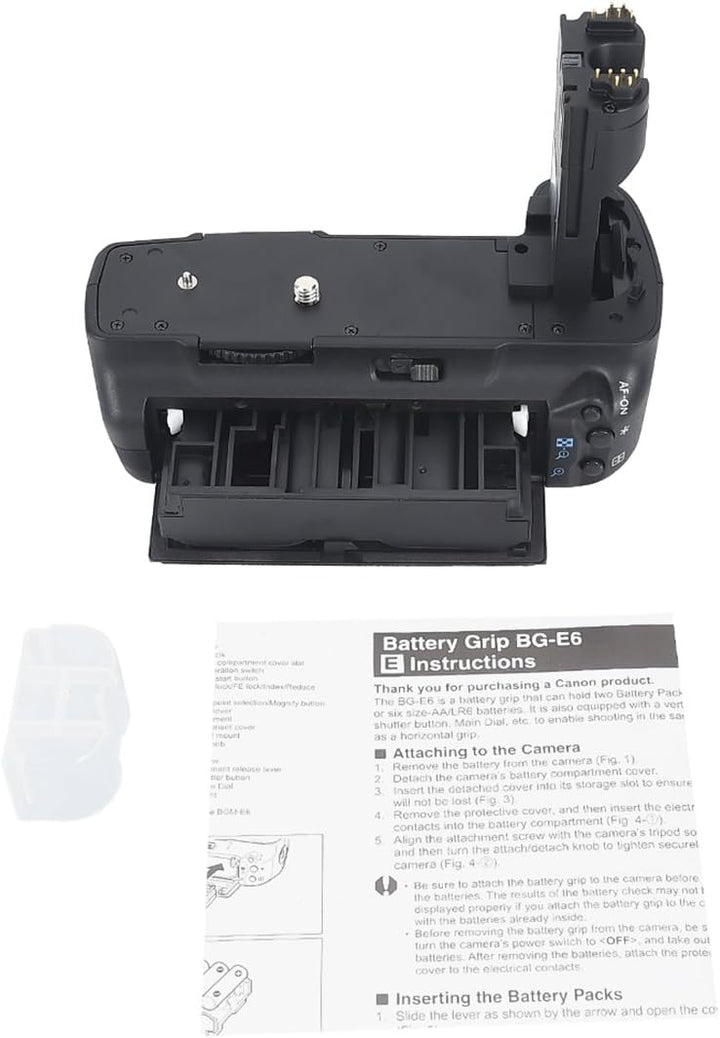 DSTE® Batterie Griff für Canon EOS 5D Mark II 2 SLR Digital Kamera als BG-E6 mit (2 packung) LP-E6
