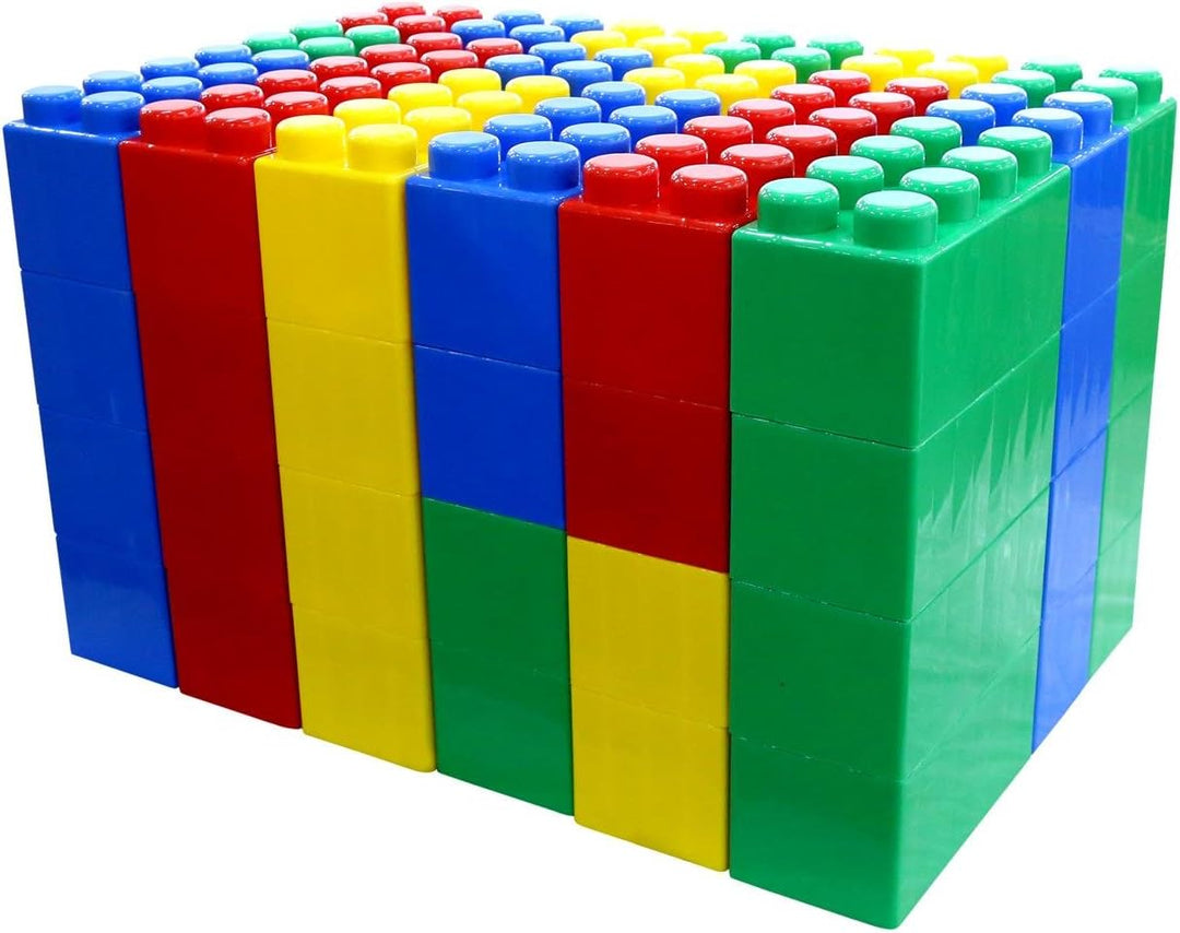 Wader Quality Toys Bausteinblock XXL, 72 Teile