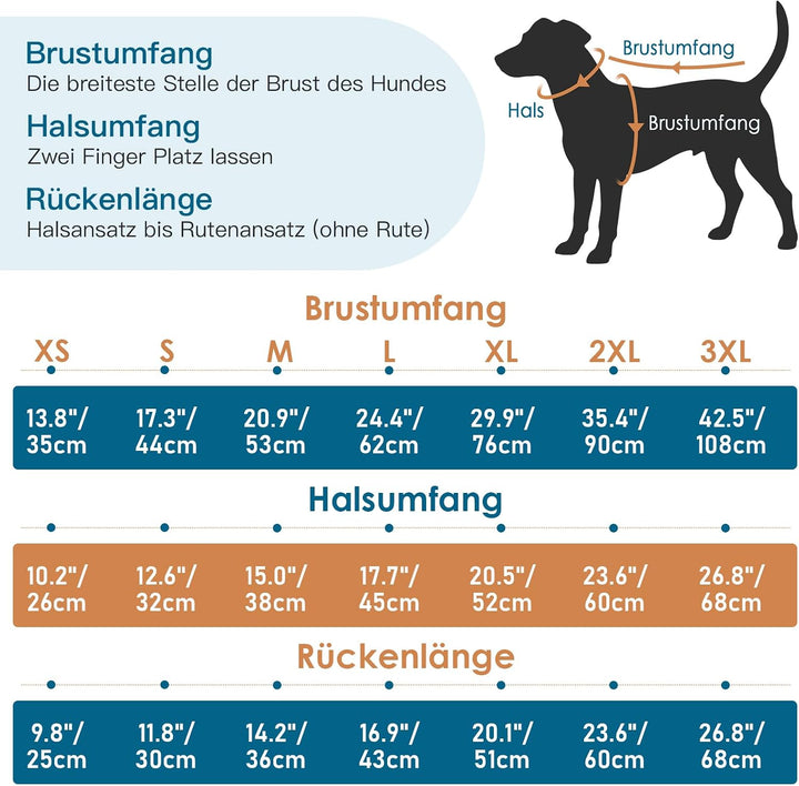 Hunde Wintermantel Wasserbeständig, Verstellbarer Halsausschnitt, Hundemantel mit Geschirr und Durch
