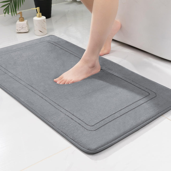 chakme Badematte rutschfest,Badezimmerteppich Weich Badteppich Saugfähige Badvorleger Duschvorleger