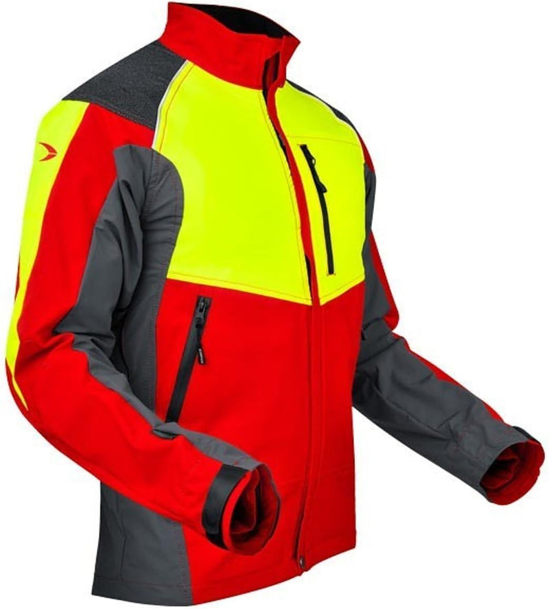 Pfanner 105544/M Forstjacke Ventilation Grösse M in rot/gelb/grau, M