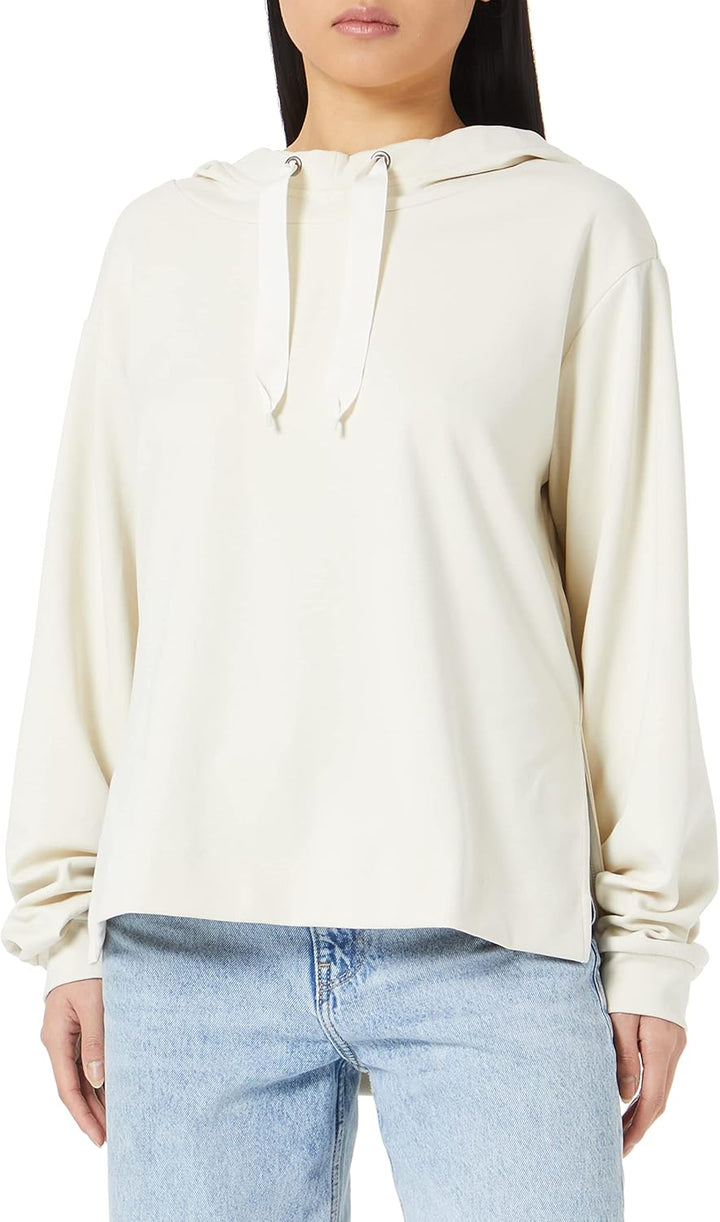 SISLEY Damen Hooded Sweatshirt, L Creamy White 0l8