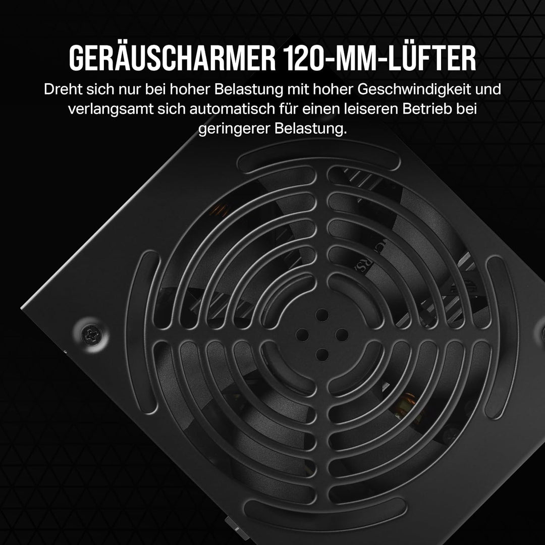 CORSAIR CX650 ATX 650W Netzteil - 80 Plus Bronze Zertifiziert - Geräuscharm - Ummantelte Kabel - Nic