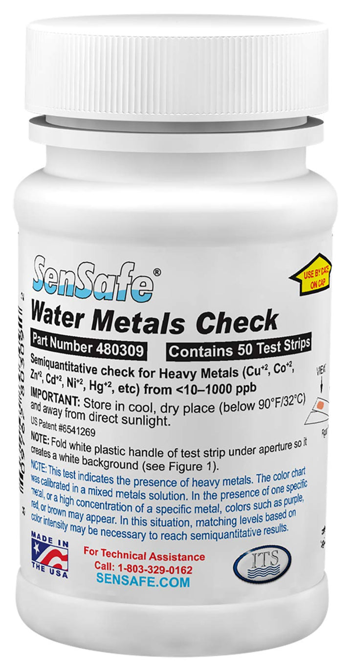 ITS Europe Testset für Wassermetalle für Eisen, Kupfer, Kobalt, Zink, Cadmium, Nickel, Blei, Quecksi