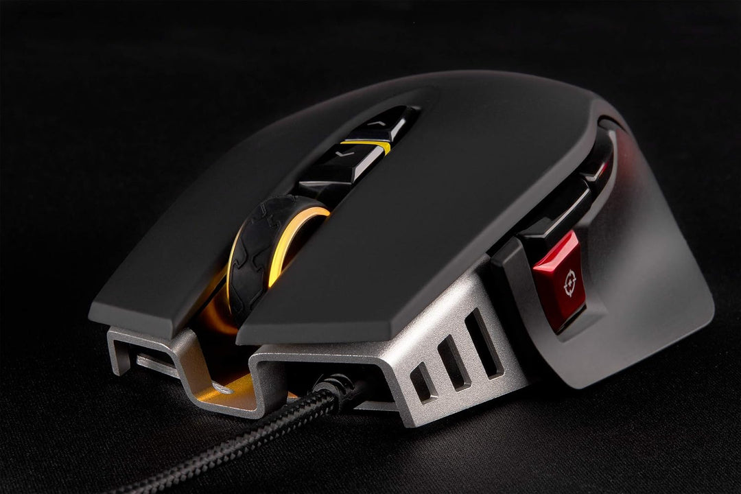 Corsair M65 Elite RGB FPS Gaming Maus (18.000 DPI optischer Sensor, RGB LED Hintergrundbeleuchtung,