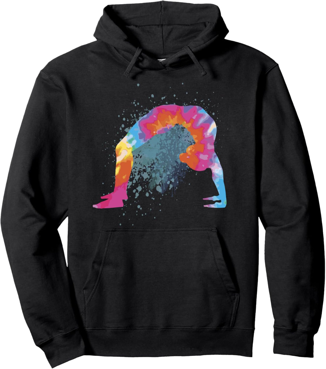 Turnen Mädchen Figur Design - Akrobatin Kunstturnen Turn Pullover Hoodie