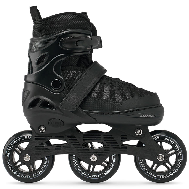 RAVEN Inline Skates Inliner für Kinder und Erwachsene OPTIONAL 2in1 mit Schlittschuhen verstellbar O
