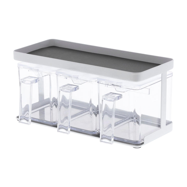 Seasoning box X3 & Rack - Tower - white
