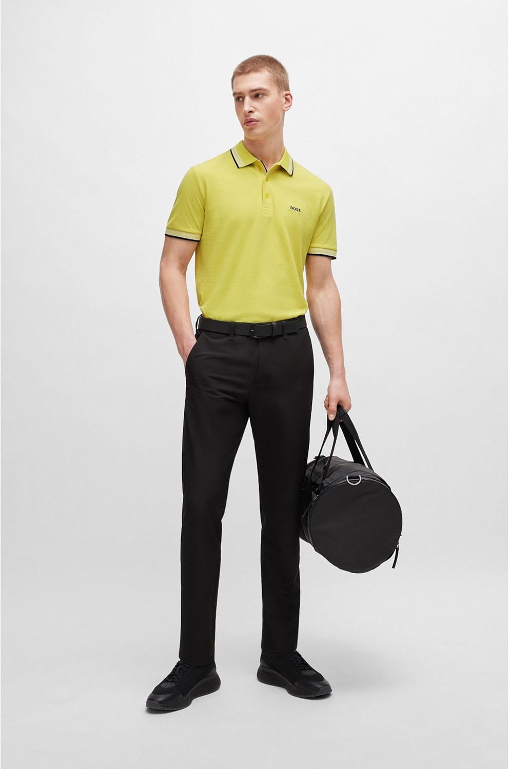 BOSS Herren Paddy Polo S Bright Yellow730, S Bright Yellow730