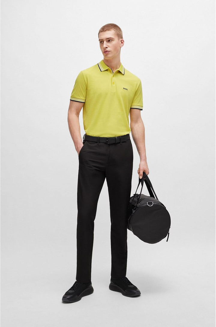 BOSS Herren Paddy Polo S Bright Yellow730, S Bright Yellow730