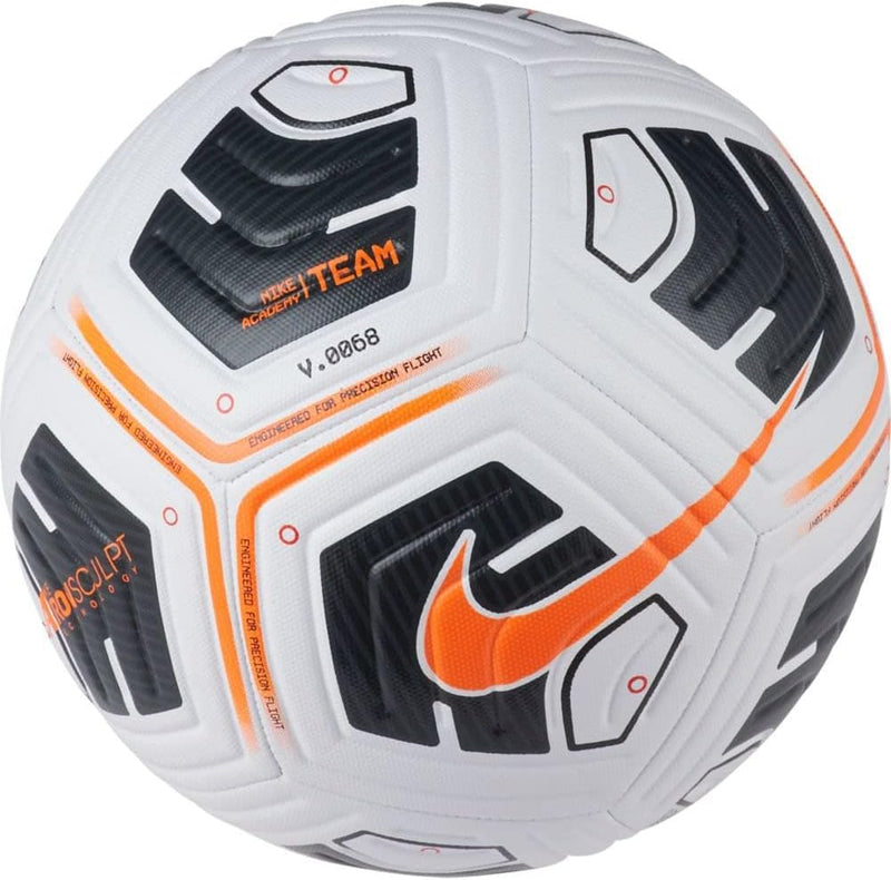 Nike Unisex-Adult Academy Team Ball 4 White/Black/Total Orange, 4 White/Black/Total Orange