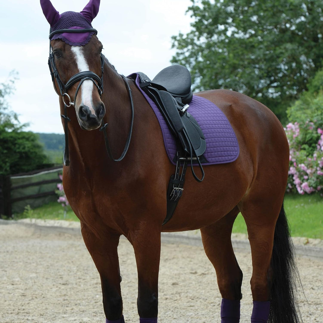 Weatherbeeta Prime Dressursattelauflage 1000745 - Kastanienbraun, Warmblut Black/Black