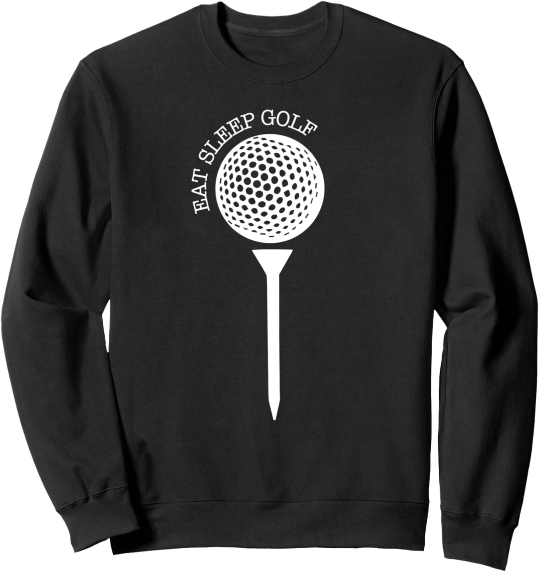 Essen Sie Schlaf Golf Cute Funny Golfing Tee Ball Sport Sweatshirt