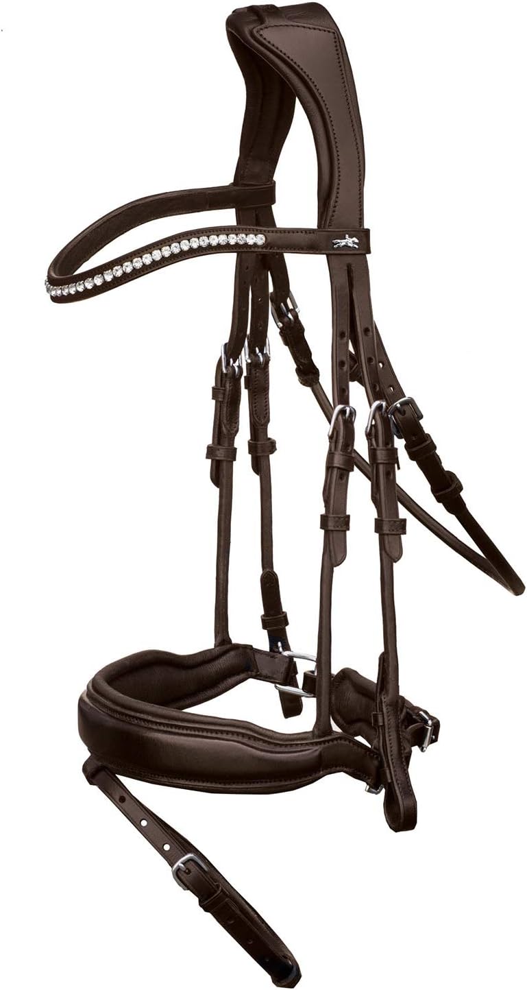 Schockemöhle Malibu Anatomic Snaffle Bridle Schwarz Cob, Schwarz Cob