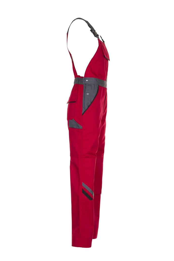 Planam Highline Herren Latzhose rot Schiefer schwarz Modell 2336 Grösse 30 rot/schiefer/schwarz 30,