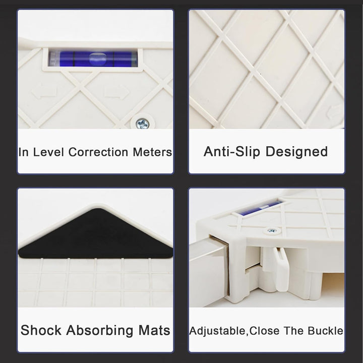 TYTFTDLD Untergestell für Kühlschrank Sockel Höhe 24cm/29cm/39cm für podest kühlschranksockel für ge