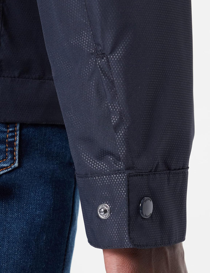 Geox Herren M Vincit Jacket 56 Sky Captain/Diamond, 56 Sky Captain/Diamond