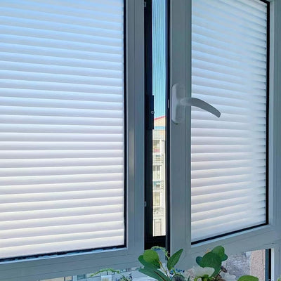 Cinbee Fensterfolie Selbsthaftend Blickdicht 100x200 cm, Sichtschutzfolie Fenster Selbstklebend, 3D