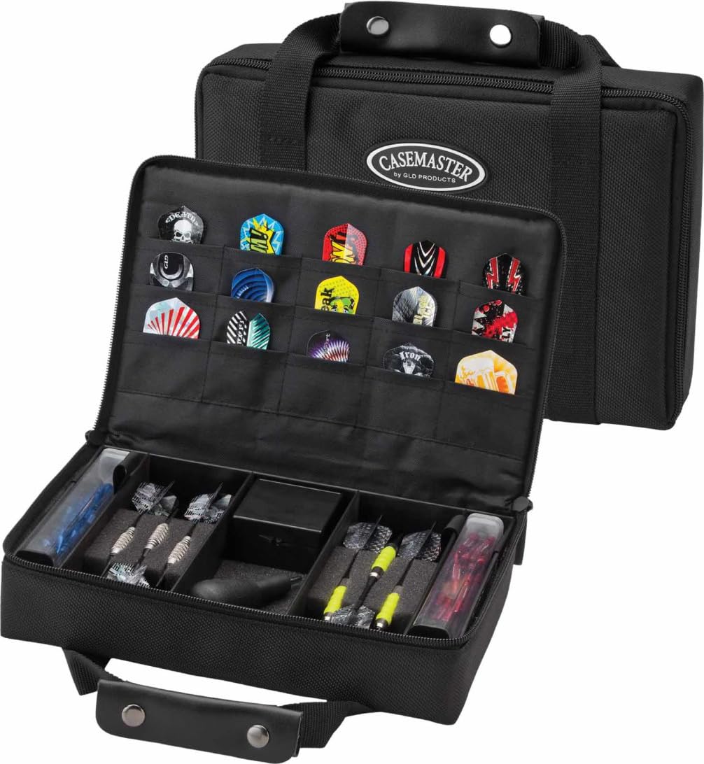 Viper Casemaster Classic 12 Dart-Nylon-Aufbewahrungstasche Schwarz, Schwarz