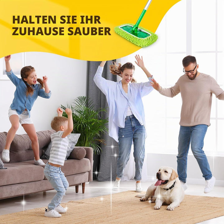 KEEPOW Mikrofaser-Tücher für Swiffer Bodenwischer – ideal für Swiffer Feuchte Bodentücher, Chenille-