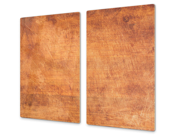 Kochplattenabdeckung Stove Cover und Schneideplatten SINGLE mit 60 x 52 cm und DOUBLE - zwei Bretter