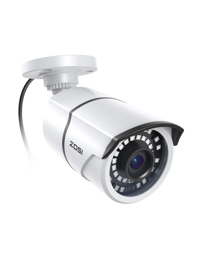 ZOSI 1080P 2MP Bullet Kamera Überwachungskamera 3.6mm Linse,Wetterfest, 36M Nachtsicht, IP66 Metallg