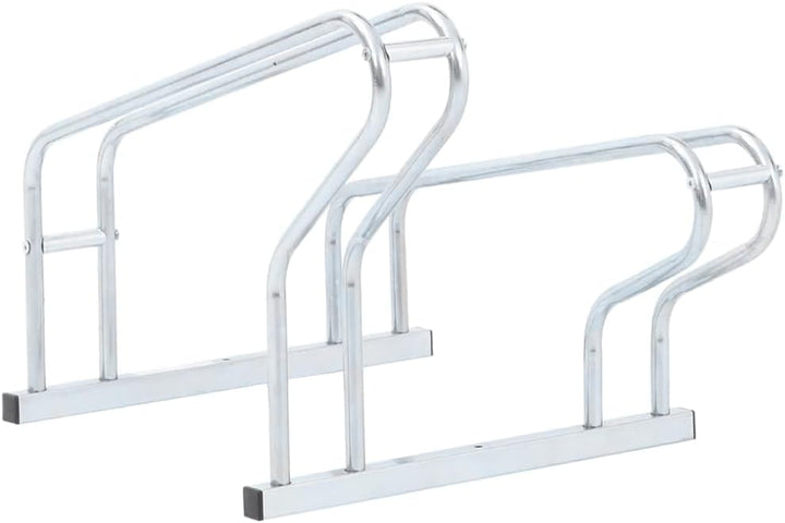 vidaXL Fahrradständer, Aufstellständer für 2 Fahrräder, Radständer Freistehend, Mehrfachständer Bode