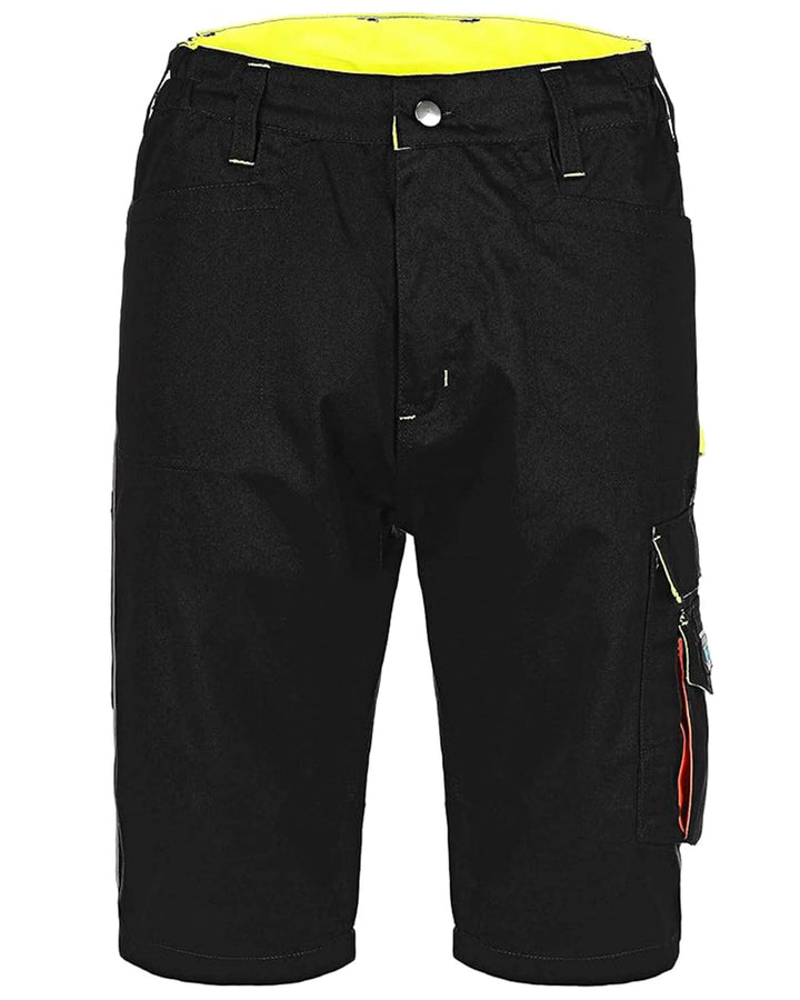 TMG | Profile Arbeitsshorts für Herren, komfortabel, Kurze Schutzhose mit Werkzeugtasche, mit Stretc
