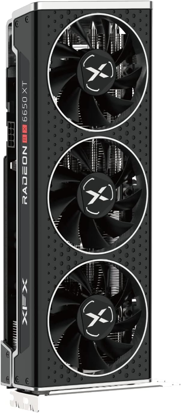 XFX Speedster MERC308 Radeon RX 6650XT Black Gaming Grafikkarte mit 8GB GDDR6 HDMI 3xDP, AMD RDNA™ 2